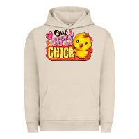 Pigment French Oak one cute chick Urban Hoodie - FaDigitalArtStudio