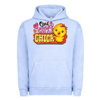 Pigment Grape Ice one cute chick Urban Hoodie - FaDigitalArtStudio
