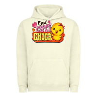 Pigment Pistachio one cute chick Urban Hoodie - FaDigitalArtStudio