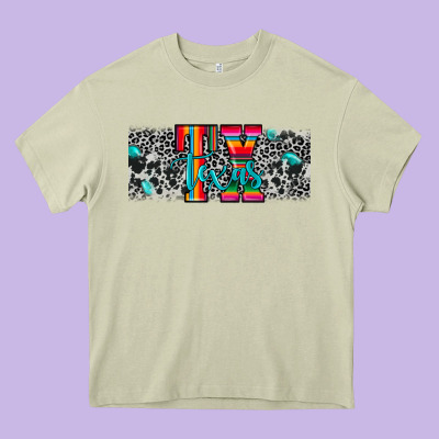 Tx Texas Heavy Core Tee Designed By Jahusdesignshop