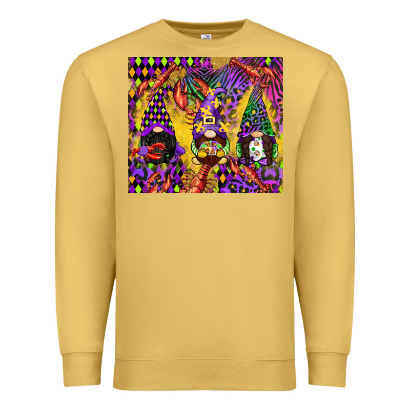 Mardi Gras Gnome Premium Sweatshirt by CowGirlArtShop | Teevron