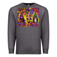 Charcoal Heather mardi gras gnome Premium Sweatshirt - CowGirlArtShop