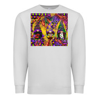 Dove Grey mardi gras gnome Premium Sweatshirt - CowGirlArtShop