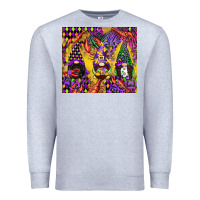 Heather Grey mardi gras gnome Premium Sweatshirt - CowGirlArtShop