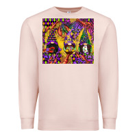 Pale Pink mardi gras gnome Premium Sweatshirt - CowGirlArtShop