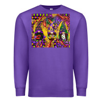 Purple mardi gras gnome Premium Sweatshirt - CowGirlArtShop