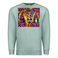 Seafoam mardi gras gnome Premium Sweatshirt - CowGirlArtShop