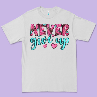 Never Give Up Premium Tee Designed By Jahusdesignshop