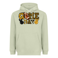 Matcha Game day yellow and black team color Heavyweight Hoodie - HowdyJamesFarm