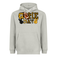 Moon Dust Game day yellow and black team color Heavyweight Hoodie - HowdyJamesFarm