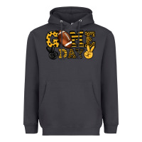 Smoke Game day yellow and black team color Heavyweight Hoodie - HowdyJamesFarm