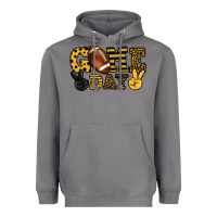 Storm Game day yellow and black team color Heavyweight Hoodie - HowdyJamesFarm