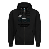 Black Speedway Racing Full Speed Pin Zipper Hoodie - Bettercallsaul