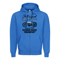 True Royal Speedway Racing Full Speed Pin Zipper Hoodie - Bettercallsaul