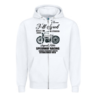 White Speedway Racing Full Speed Pin Zipper Hoodie - Bettercallsaul