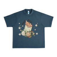 Midnight Navy nail boss Urban Heavy Tee - MaliasSmallBusiness