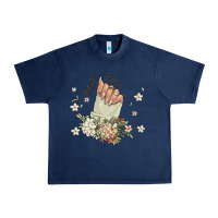 Navy nail boss Urban Heavy Tee - MaliasSmallBusiness