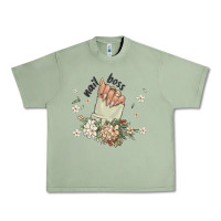 Oil Green nail boss Urban Heavy Tee - MaliasSmallBusiness