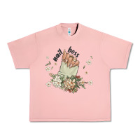 Salmon nail boss Urban Heavy Tee - MaliasSmallBusiness