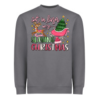 Storm get in loser we're slaying christmas Heavyweight Sweatshirt - MaliasSmallBusiness