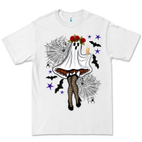 White freak ghost halloween Premium Tee - BundleAndBundleShop