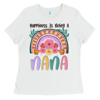 White happiness is being a nana Ladies Tee - JahusDesignShop