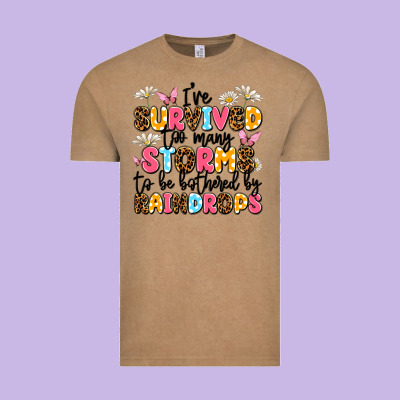 I've Survived Too Many Storms Vintage Tee Designed By Jahusdesignshop