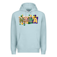 Blue Mist nola cake mardi gras Premium Hoodie - CowGirlArtShop