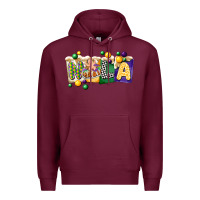 Burgundy nola cake mardi gras Premium Hoodie - CowGirlArtShop