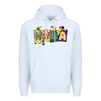 White nola cake mardi gras Premium Hoodie - CowGirlArtShop