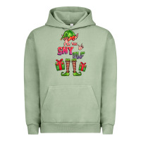 Pigment Oil Green im the shy elf elf Urban Hoodie - FaDigitalArtStudio