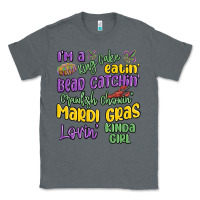 Charcoal Heather i'm a king cake eatin' mardi gras lovin' kinda gir Classic Tee - MaliasSmallBusiness