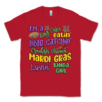 Red i'm a king cake eatin' mardi gras lovin' kinda gir Classic Tee - MaliasSmallBusiness