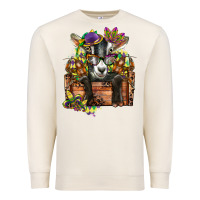 Sandshell mardi gras goat Premium Sweatshirt - CowGirlArtShop