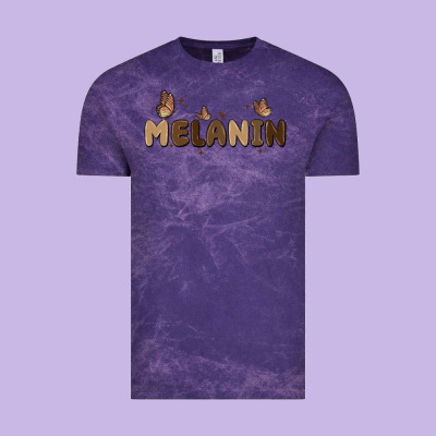 Melanin Vintage Tee Designed By Maliassmallbusiness