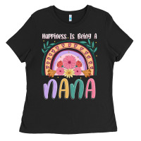 Black happiness is being a nana Ladies Tee - JahusDesignShop