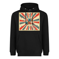 Black retro america Heavyweight Hoodie - TumblerDesignByShophia