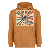 Meerkat retro america Heavyweight Hoodie - TumblerDesignByShophia