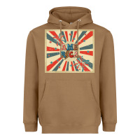 Toasted Coconut retro america Heavyweight Hoodie - TumblerDesignByShophia