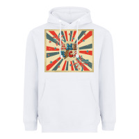 White retro america Heavyweight Hoodie - TumblerDesignByShophia