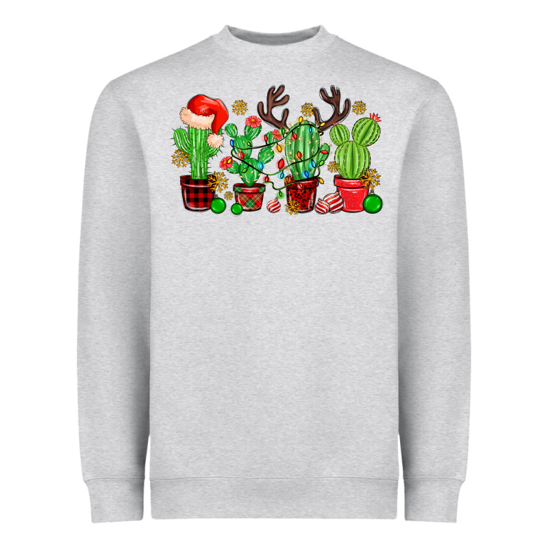 Christmas Cactus Heavyweight Sweatshirt by MaliasSmallBusiness | Teevron