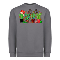 Storm christmas cactus Heavyweight Sweatshirt - MaliasSmallBusiness