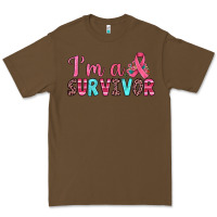 Cacao i'm a survivor Premium Tee - JahusDesignShop