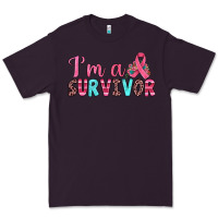 Plum i'm a survivor Premium Tee - JahusDesignShop