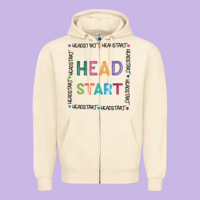 Head Start Printable Zipper Hoodie Designed By Bettercallsaul