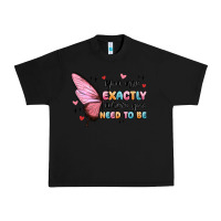Black you sre exactly where you need to be Urban Heavy Tee - MaliasSmallBusiness