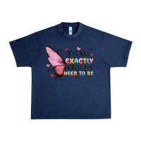 Navy you sre exactly where you need to be Urban Heavy Tee - MaliasSmallBusiness