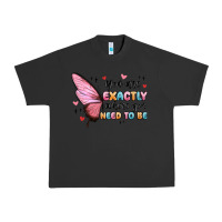 Pigment Black you sre exactly where you need to be Urban Heavy Tee - MaliasSmallBusiness
