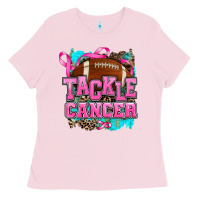 Bubblegum Pink tackle cancer Ladies Tee - AdoDesignShop