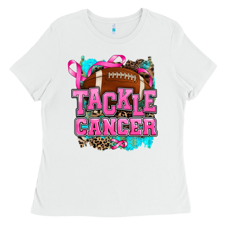 Tackle Cancer Ladies Tee by AdoDesignShop | Teevron
